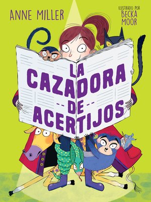 cover image of La cazadora de los acertijos
